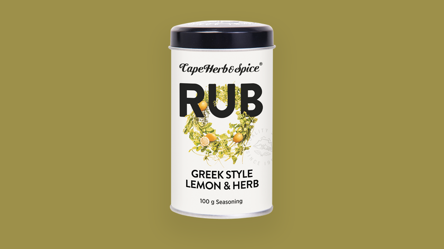 Greek Style Lemon & Herb Rub Seasoning